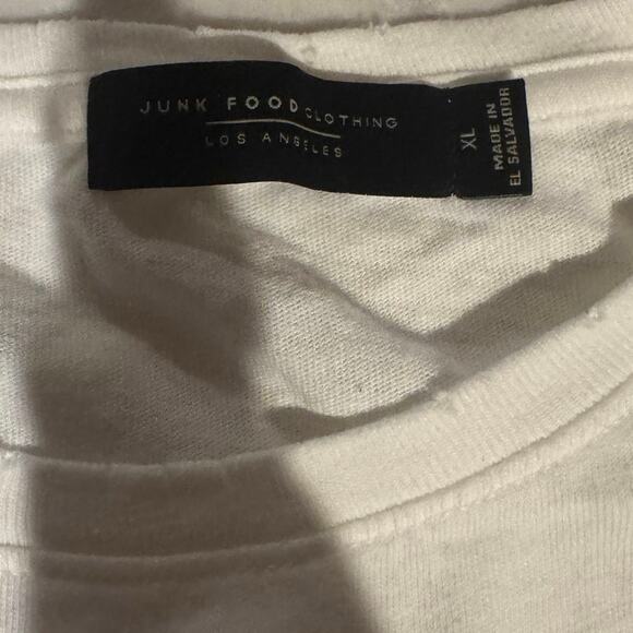 DAVID BOWIE Scream Tee in Vintage White on Junk Food Label, Size Unisex XL - Picture 9 of 9